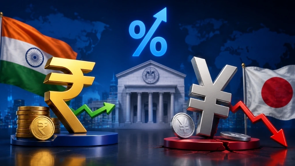 Rupee Holds Steady While Yen Weakens as Fed's High Rates Pressure Asia