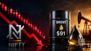 Nifty Slips to 24,155 as Crude Pressure Builds
